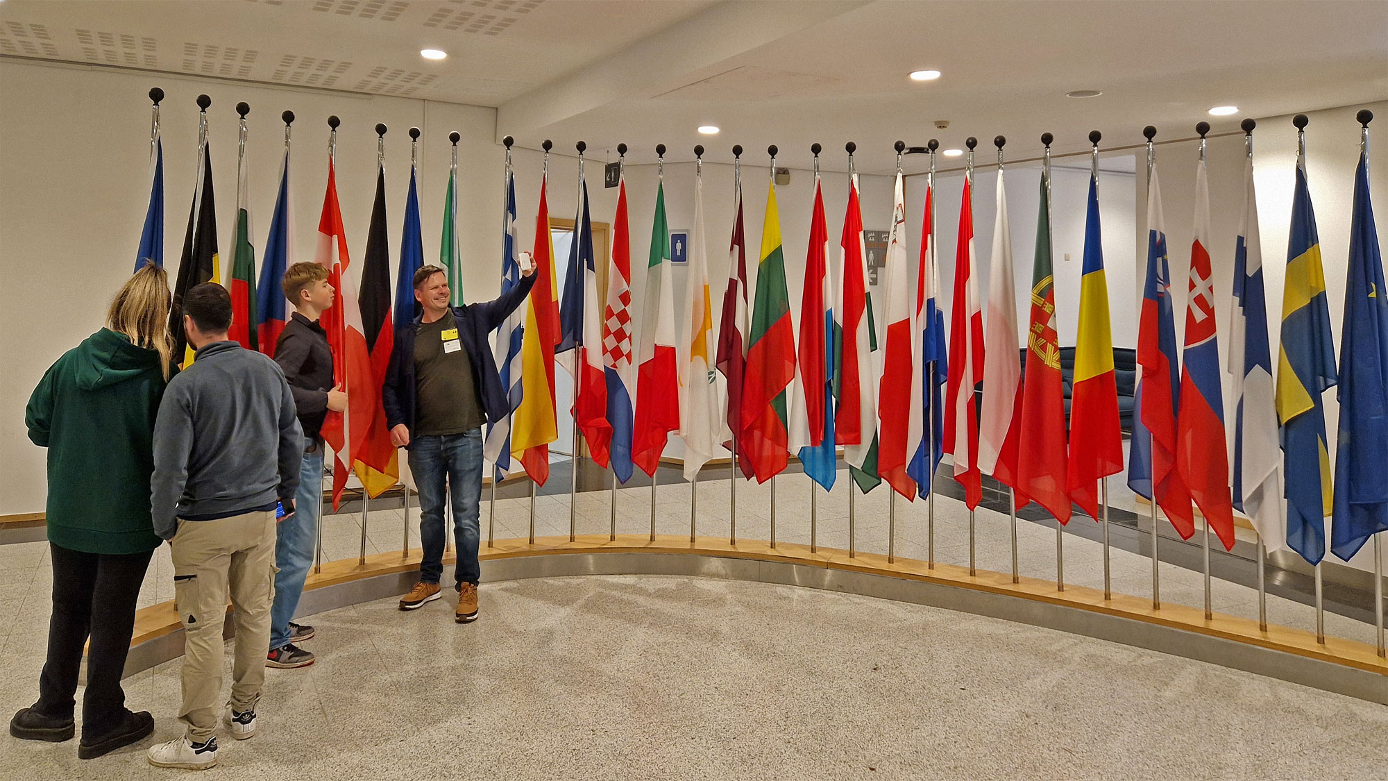 Brüssel Europäisches Parlament Foyer
