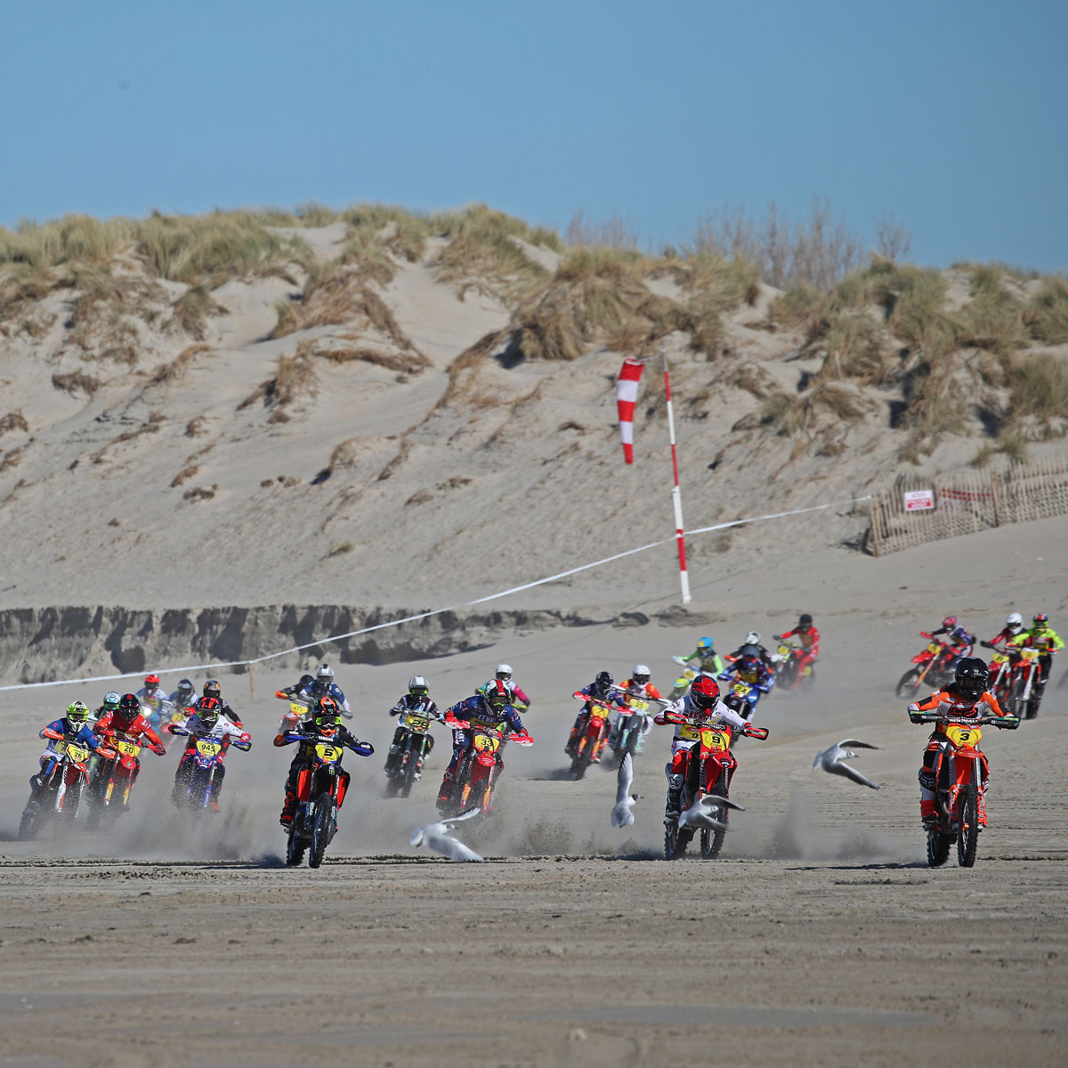 Le Touquet-Paris-Plage Enduro Rennen Motorradrennen Enduropale