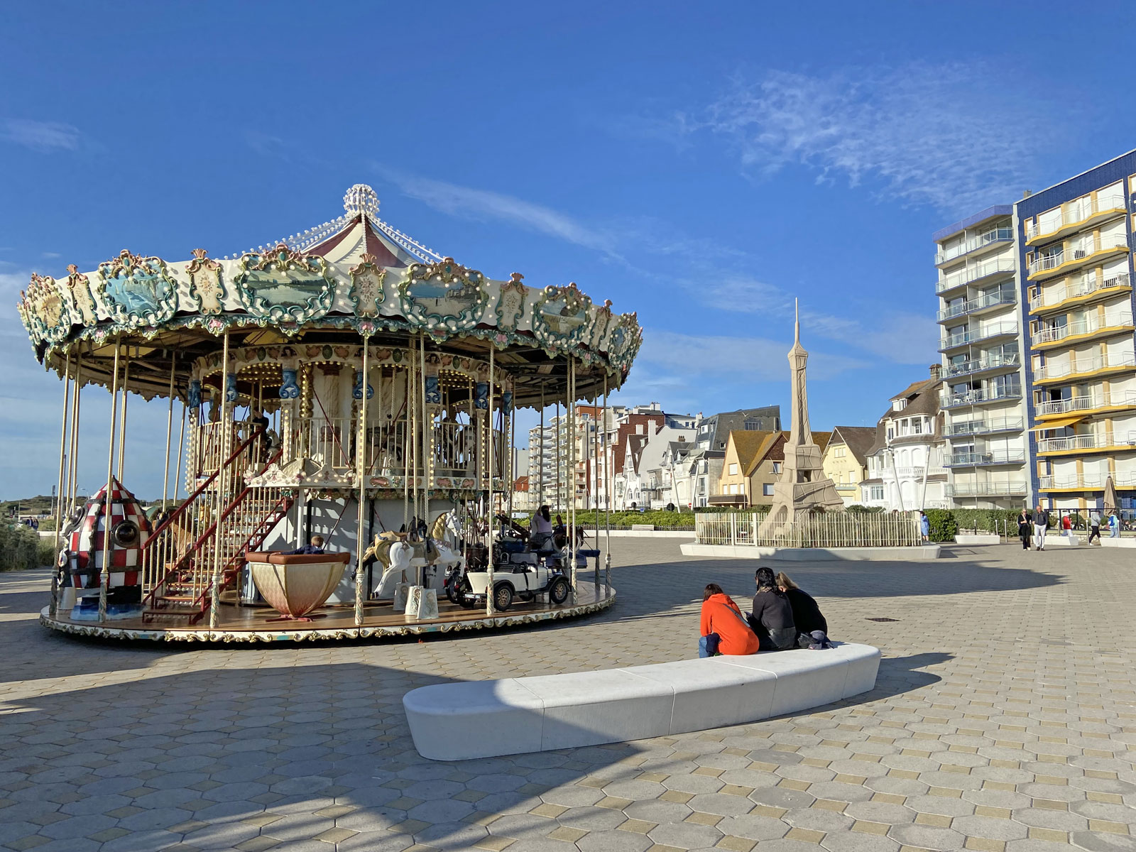 Le Touquet-Paris-Plage Strandpromenade Karussell