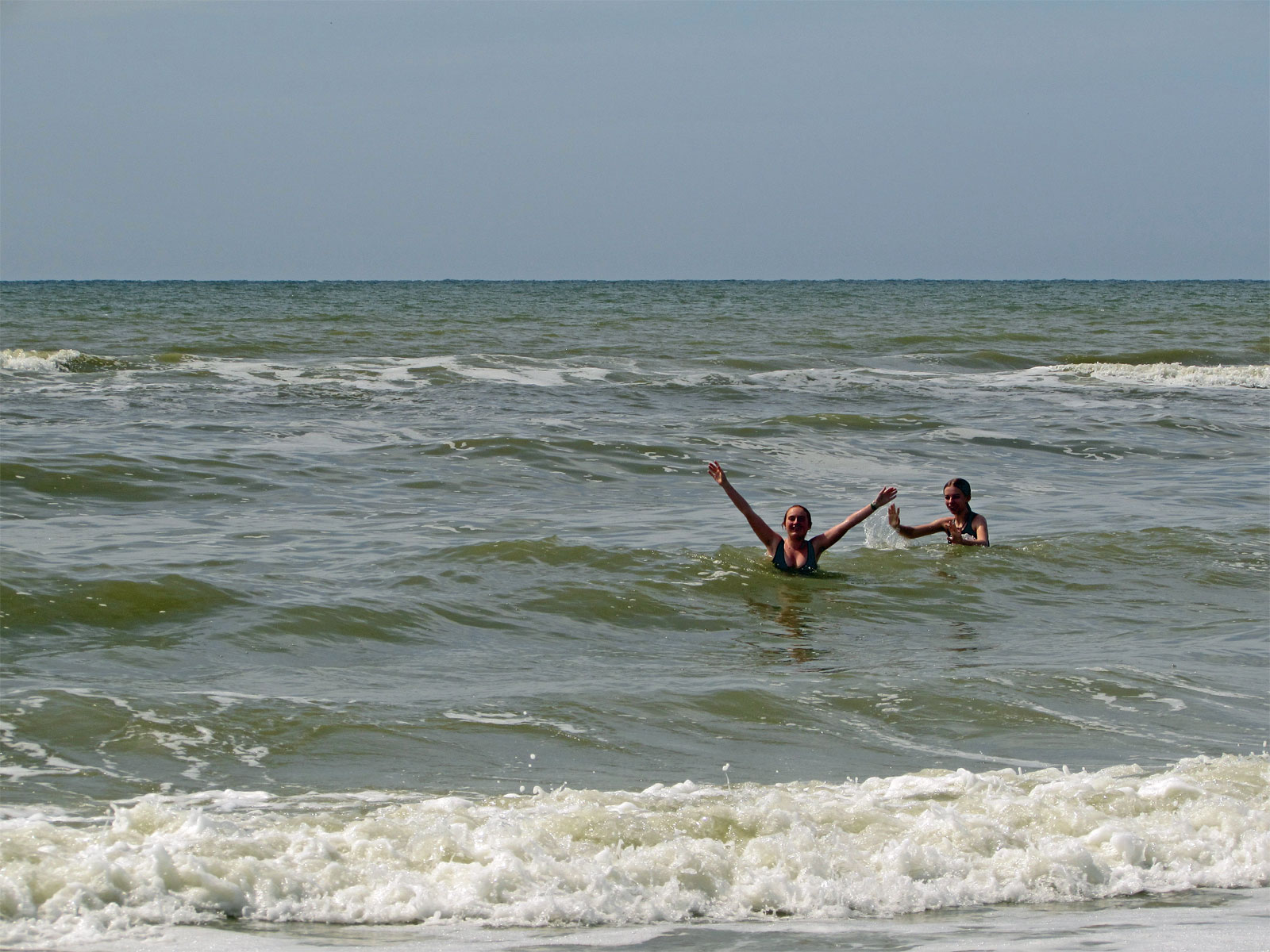 Le Touquet-Paris-Plage Badende im Meer