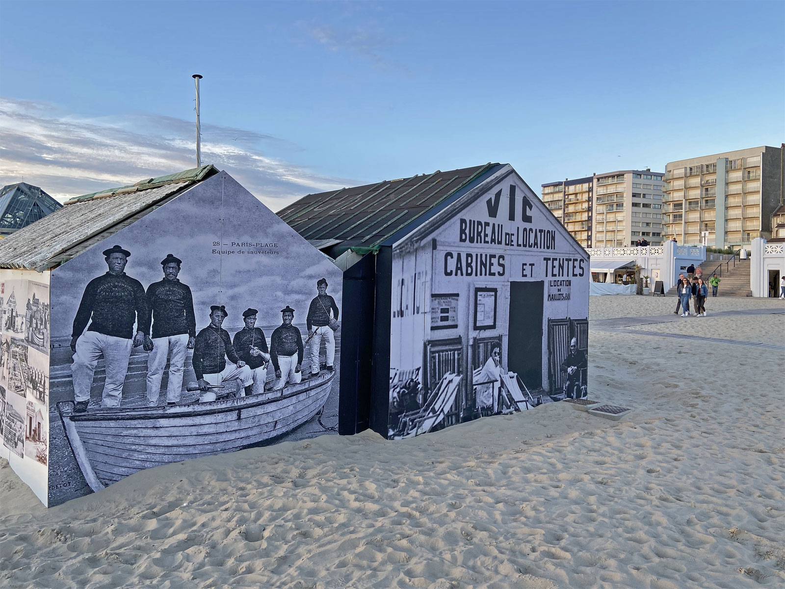 Le Touquet-Paris-Plage Strand Umkleiden