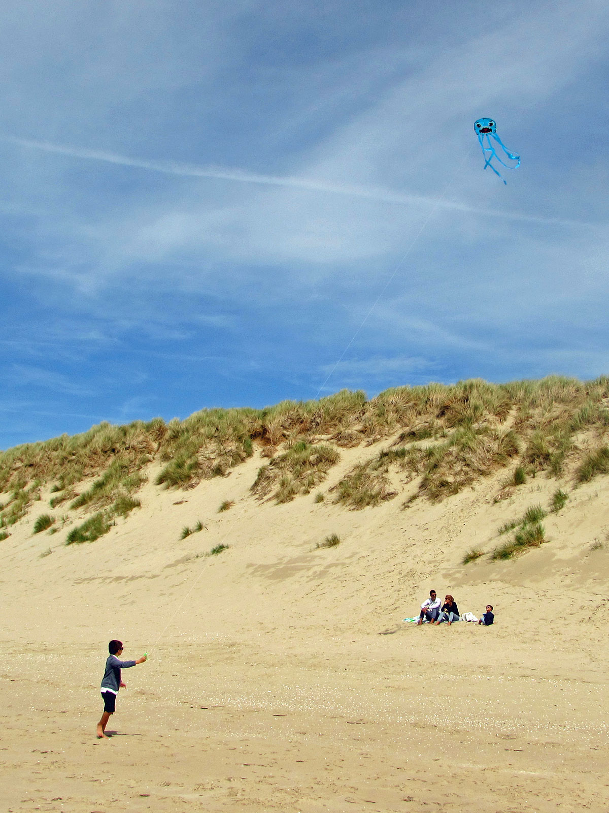 Le Touquet-Paris-Plage Strand mit Drachen