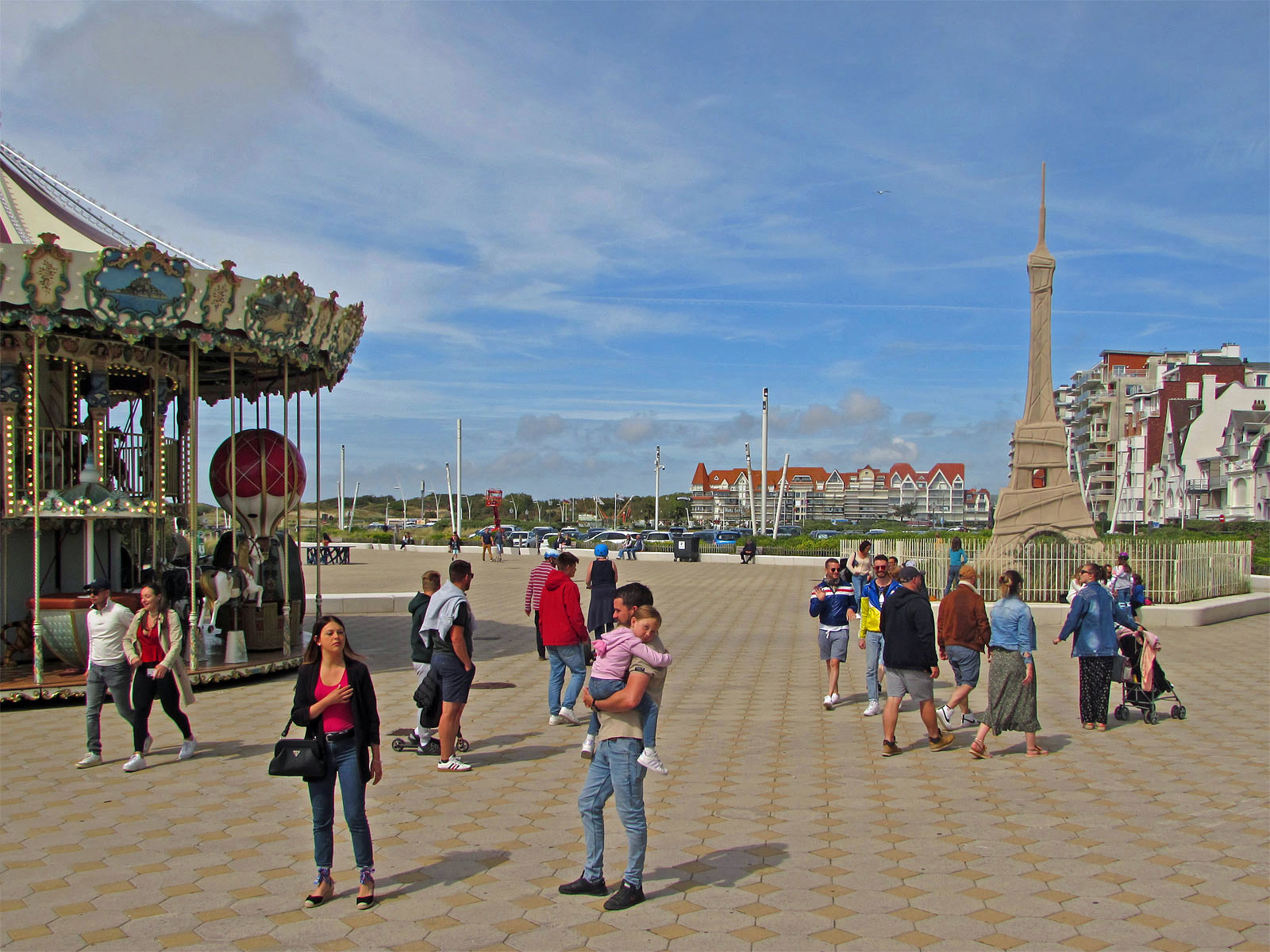 Le Touquet-Paris-Plage Strandpromenade Eiffelturm