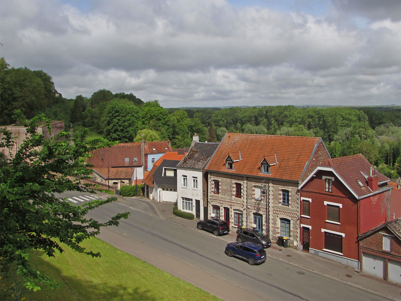 Montreuil-sur-Mer Stadtmauer Ausblick