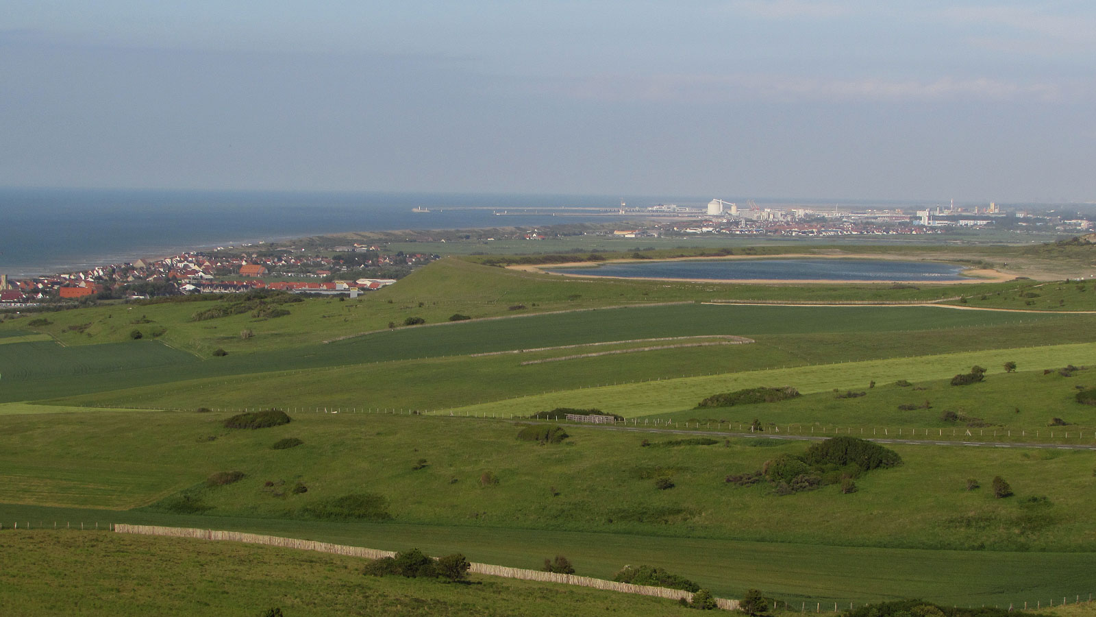 Opalküste Cap Blanc-Nez Aussicht auf Calais