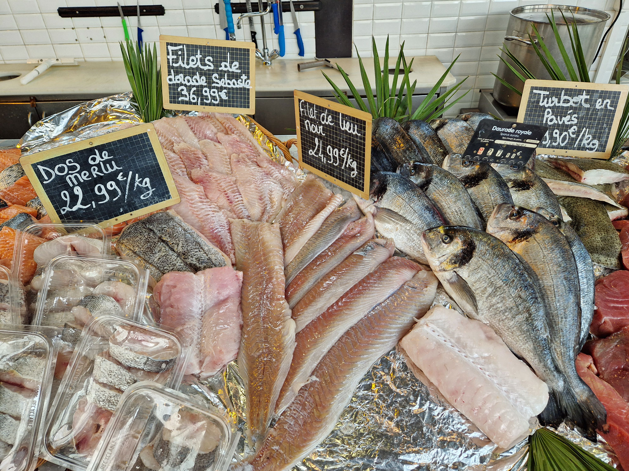 Arcachon Markthalle Fisch