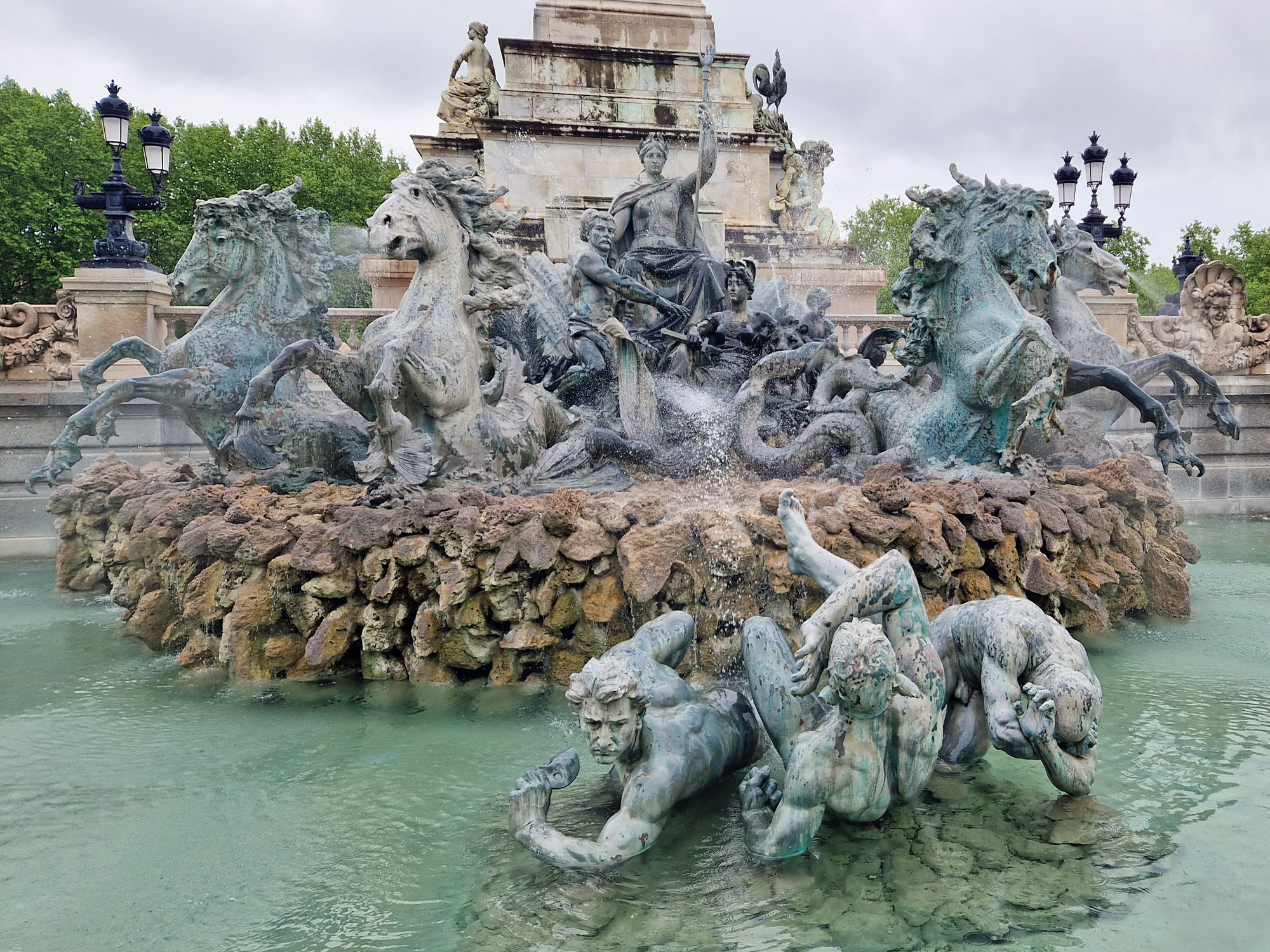Bordeaux Monuments aux Girondins Nahaufnahme