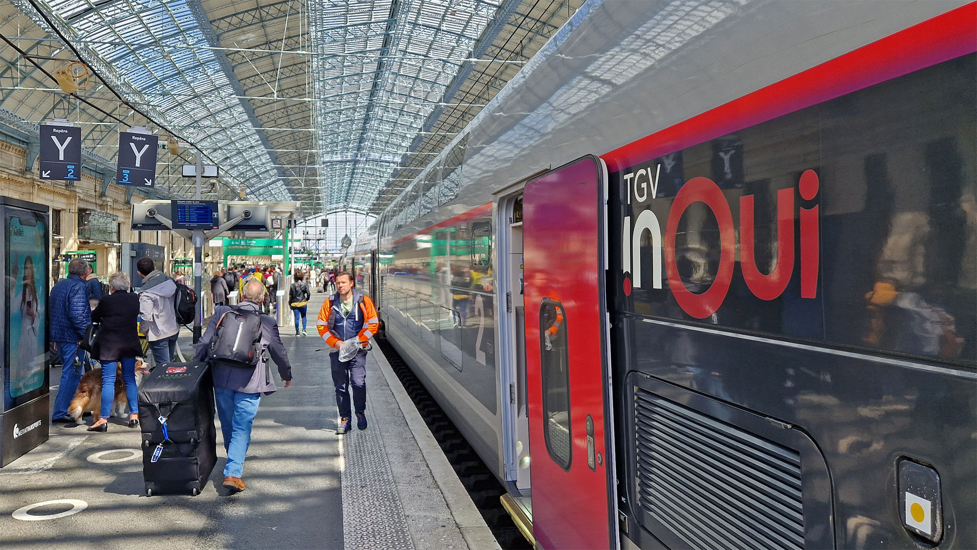 Bahnhof Bordeaux Saint-Jean Bahnsteig
