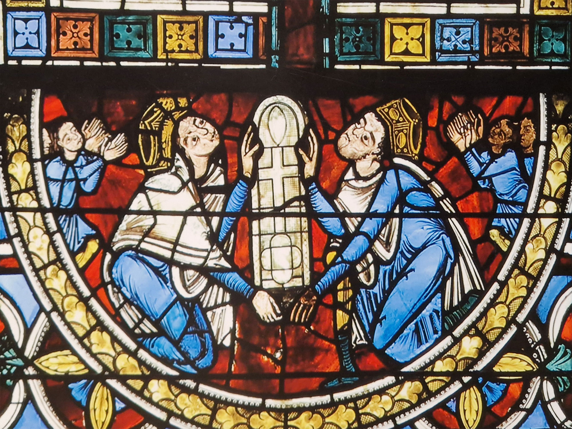 Poitiers Kathedrale Fenster Eleonore von Aquitanien