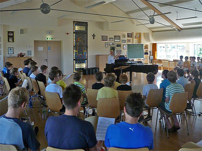 Regensburger Domspatzen Chorprobe Totale