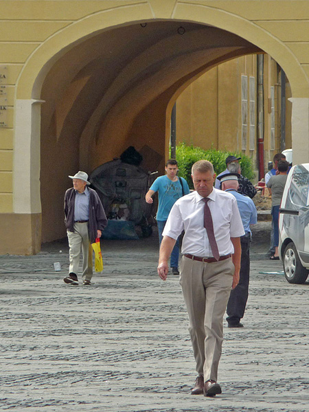 Rumänien Hermannstadt Klaus Johannis