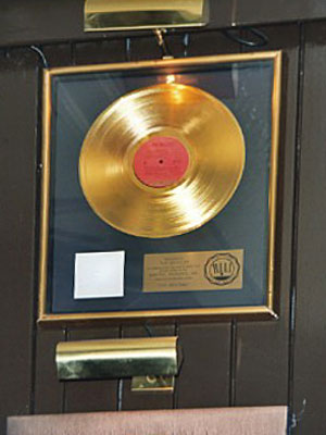 Hard Rock Cafe London Goldene Schallplatte Beatles