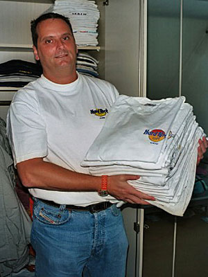 Hard Rock Cafe T Shirt Sammler Roland Leicht