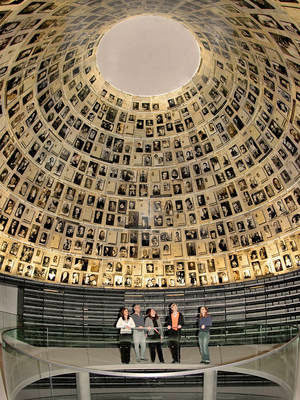 Jerusalem Yad Vashem Halle der Namen innen