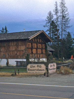 British Columbia Kimberley The Old Bauernhaus außen