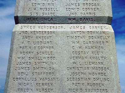 Little Bighorn Montana Gedenkstein