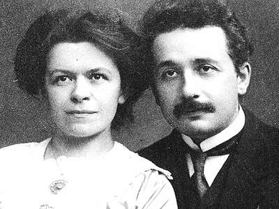 Zürich Foto Einstein mit Frau