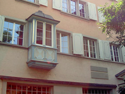 Zürich Wohnhaus Georg Büchner außen